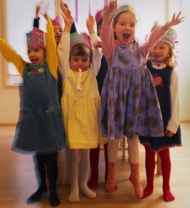 Children at Birthday Party